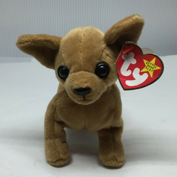 Ty Other - Ty Beanie Baby Tiny Dog Plush Stuffed Animal Retired W Tag September 8 1998